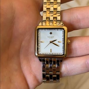 Kate Spade New York two toned square watch